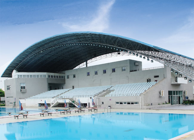 绥芬河游泳馆网架